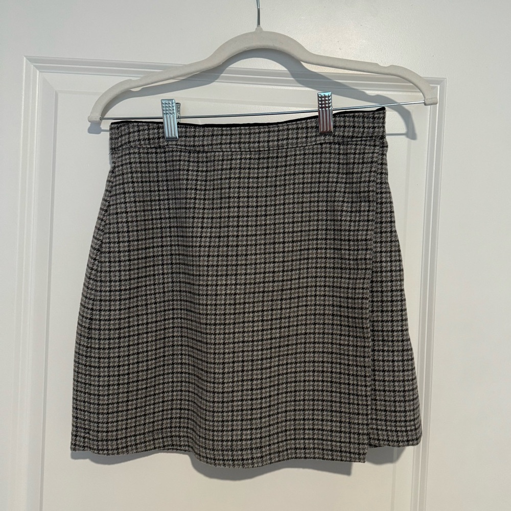 Abercrombie Plaid Wrap Skirt